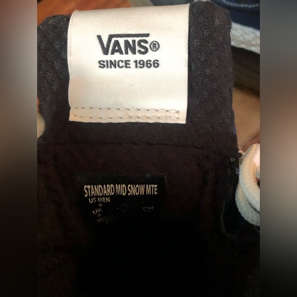 Vans MTE mid navy/gum size 4/6 NEW - Picture 7 of 10